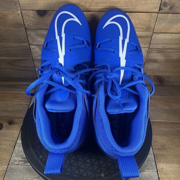 Nike Mens Alpha Menace Pro 3 Football Cleats Size 11.5 Royal Blue CT6649-414 NEW - Picture 5 of 12